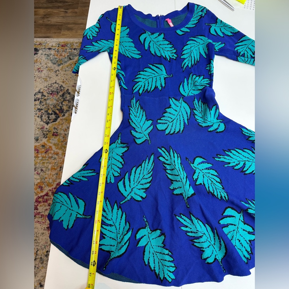 ( Anthropologie ) Plenty by Tracy Reese  Fit and Flare Strech Knit  Dress size M - Picture 6 of 9